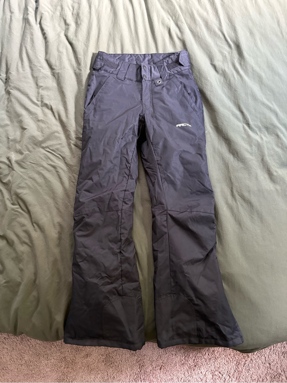 Artix black regular fit ski pants